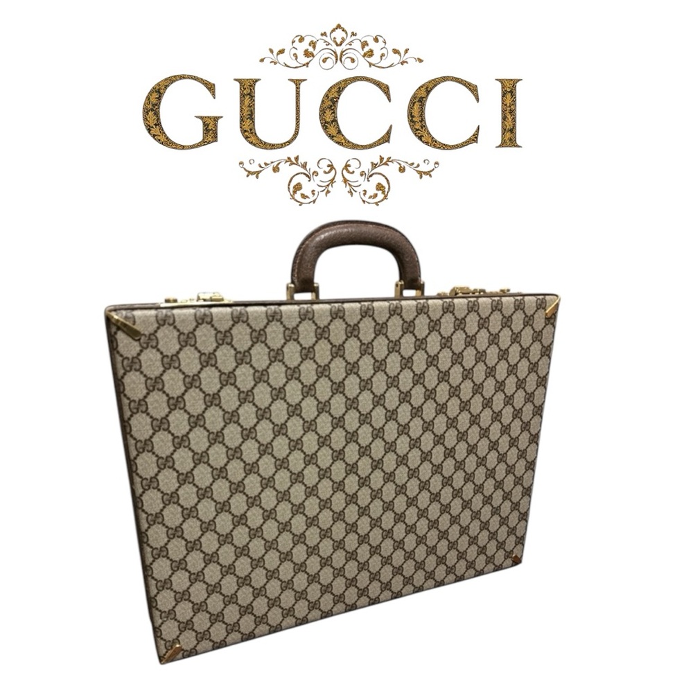 Vintage GUCCI GG briefcase attaché